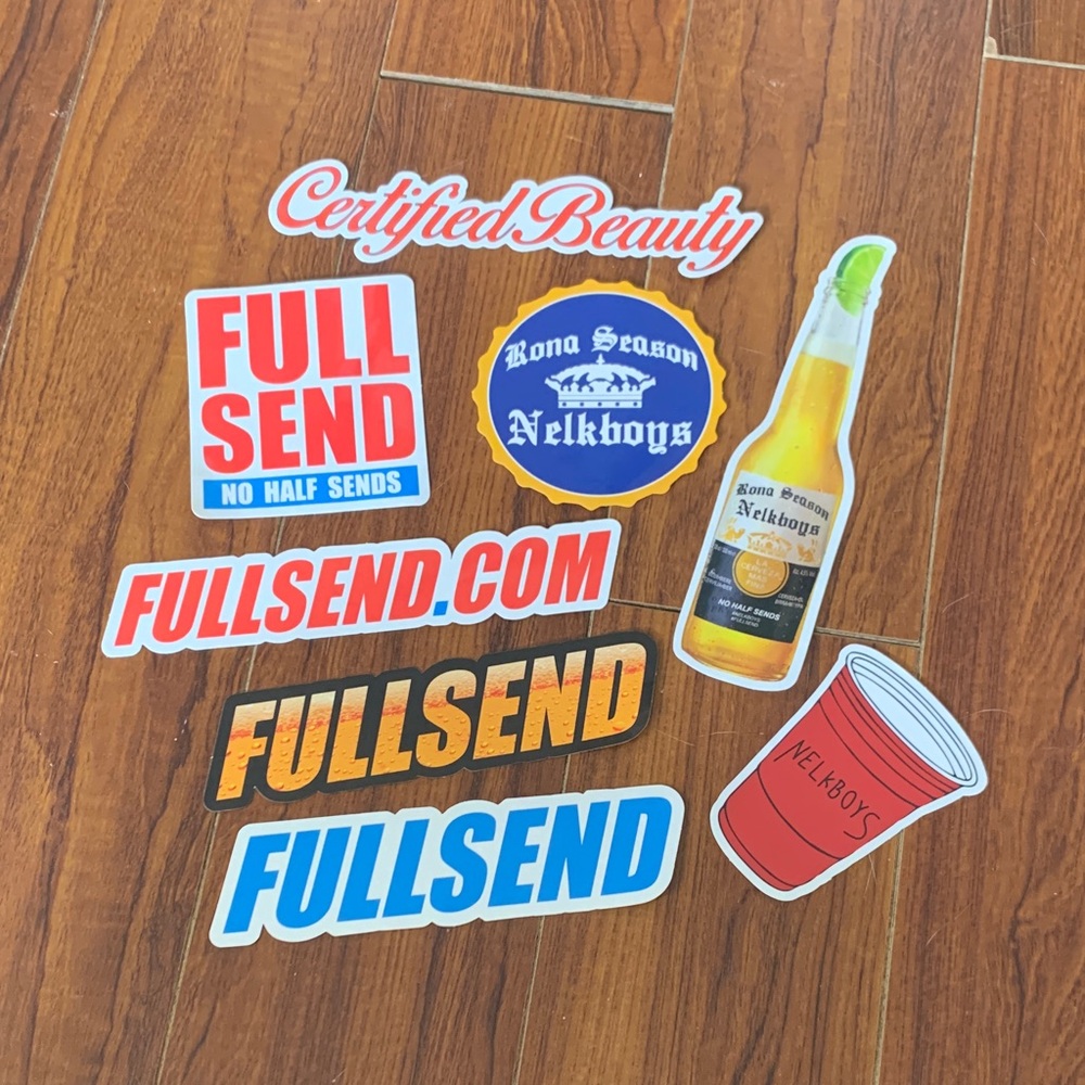 Nelk Boys Full Send Sticker pack